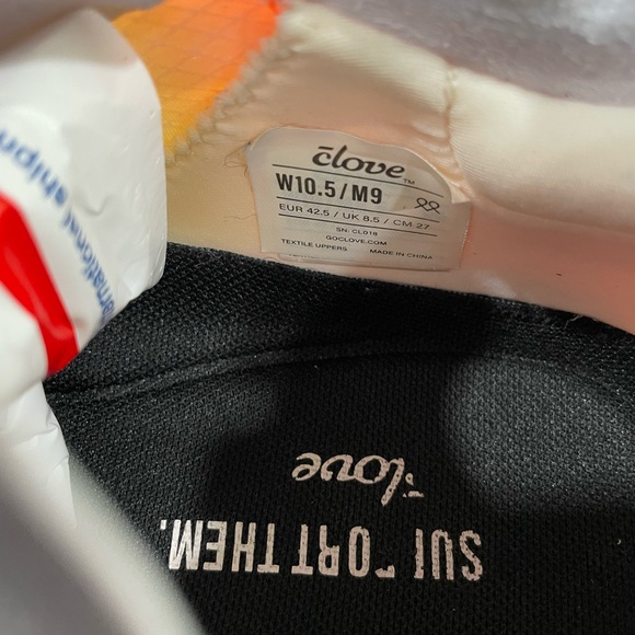 Clove Shoes | White And Rainbow Clove Pride Womens Sz‎ 10.5 Men’s Sz 9 - Picture 10 of 12